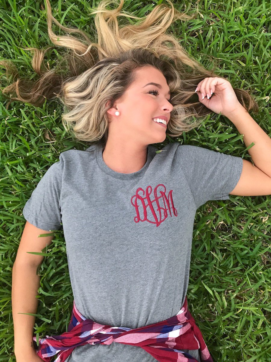 Monogrammed Premium T-Shirt - United Monograms