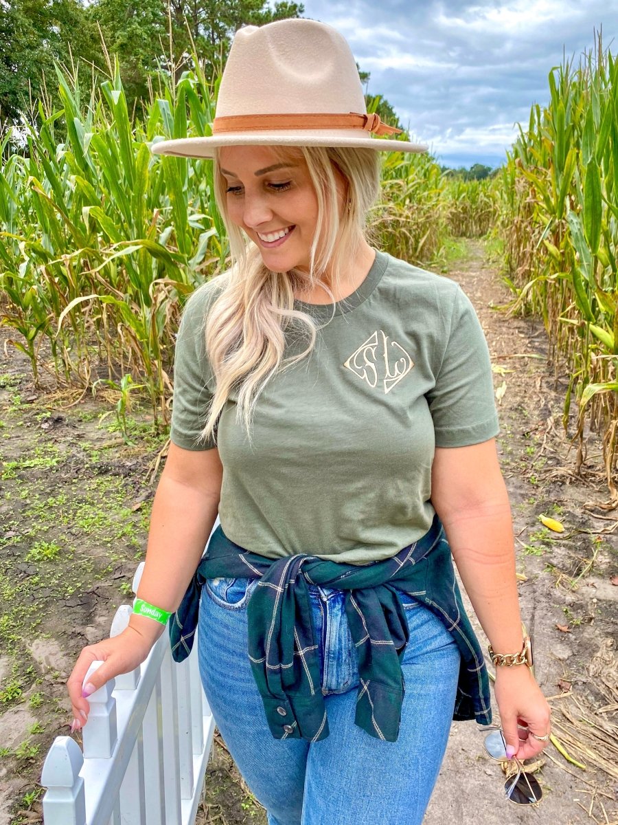 Monogrammed Premium T-Shirt - United Monograms