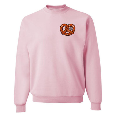 Monogrammed Pretzel Crewneck Sweatshirt - United Monograms
