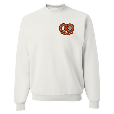 Monogrammed Pretzel Crewneck Sweatshirt - United Monograms