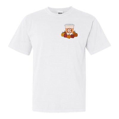 Monogrammed 'Pumpkin Coffee' T-Shirt - United Monograms
