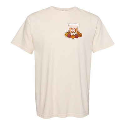 Monogrammed 'Pumpkin Coffee' T-Shirt - United Monograms