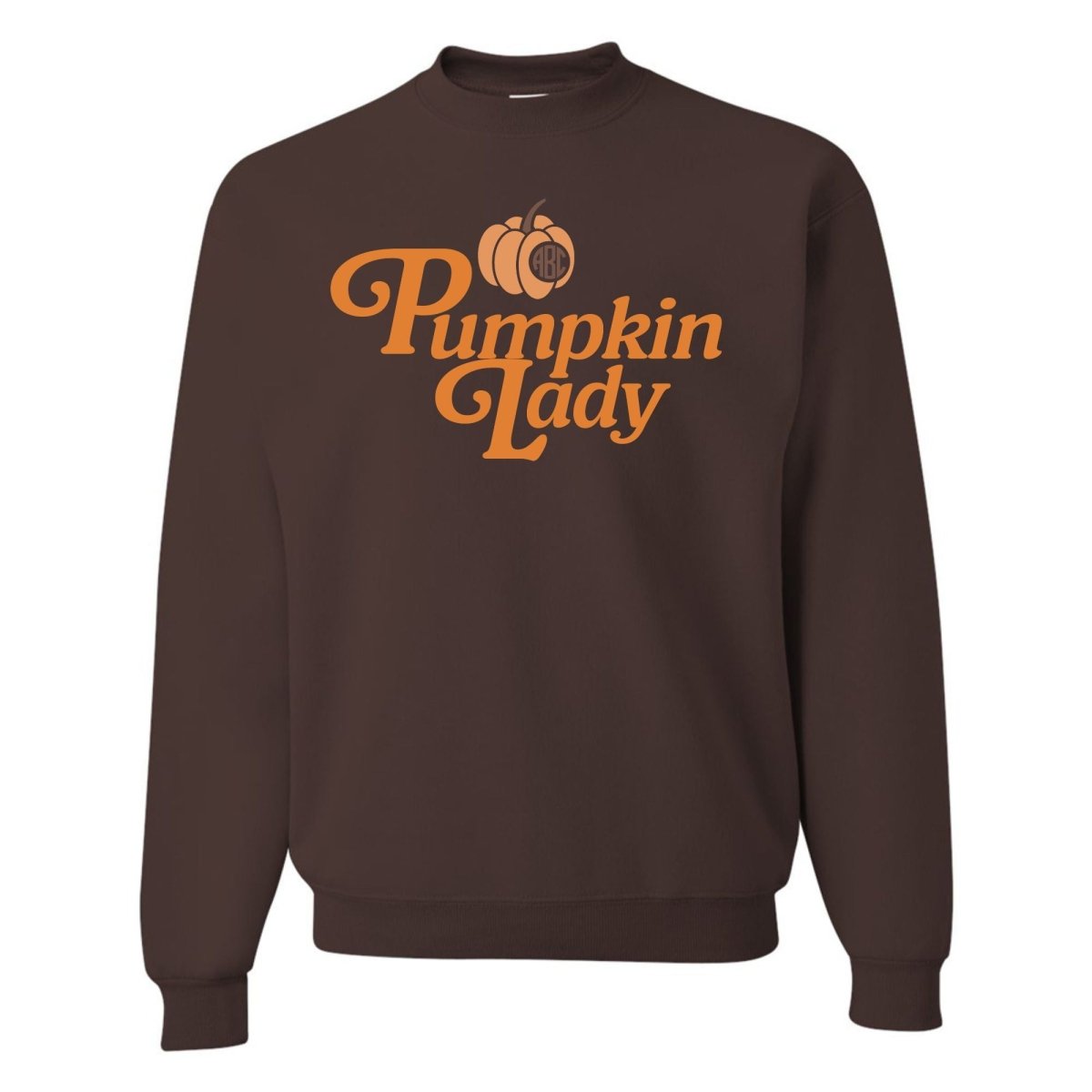 Monogrammed 'Pumpkin Lady' Crewneck Sweatshirt - United Monograms