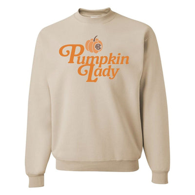 Monogrammed 'Pumpkin Lady' Crewneck Sweatshirt - United Monograms