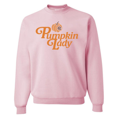 Monogrammed 'Pumpkin Lady' Crewneck Sweatshirt - United Monograms
