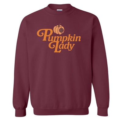 Monogrammed 'Pumpkin Lady' Crewneck Sweatshirt - United Monograms
