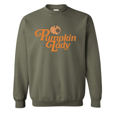 Monogrammed 'Pumpkin Lady' Crewneck Sweatshirt - United Monograms