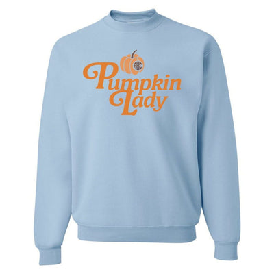 Monogrammed 'Pumpkin Lady' Crewneck Sweatshirt - United Monograms