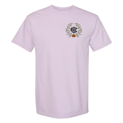 Monogrammed Pumpkin Leaves T-Shirt - United Monograms