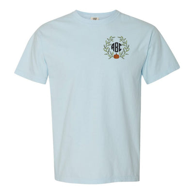 Monogrammed Pumpkin Leaves T-Shirt - United Monograms