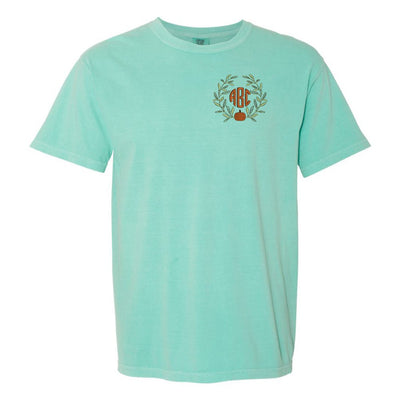 Monogrammed Pumpkin Leaves T-Shirt - United Monograms