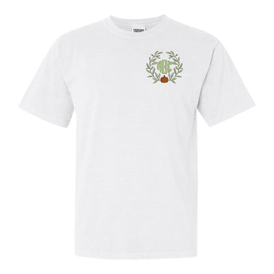 Monogrammed Pumpkin Leaves T-Shirt - United Monograms