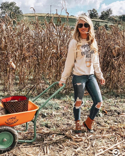 Monogrammed 'Pumpkin Spice' Crewneck Sweatshirt - United Monograms