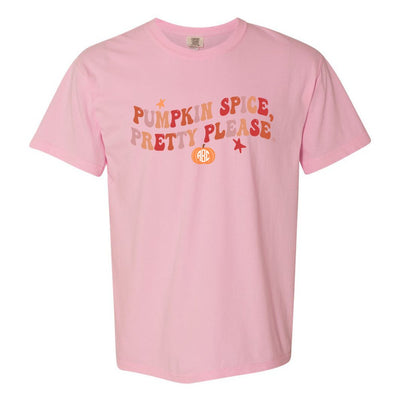 Monogrammed 'Pumpkin Spice, Pretty Please' T-Shirt - United Monograms