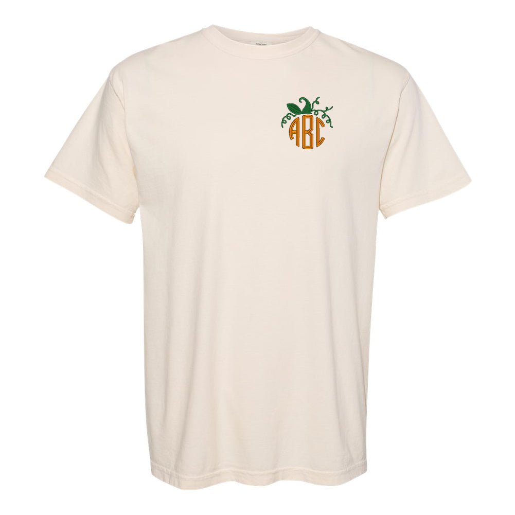Monogrammed Pumpkin T-Shirt - United Monograms