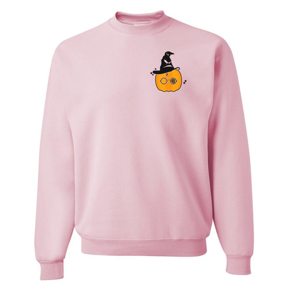 Monogrammed 'Pumpkin Wizard' Crewneck Sweatshirt - United Monograms