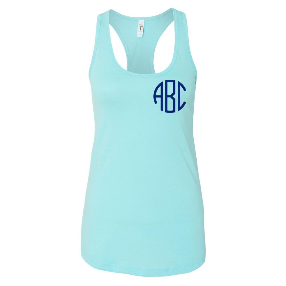Monogrammed Racerback Tank - United Monograms