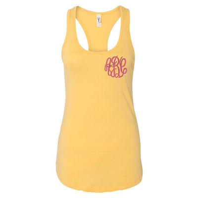 Monogrammed Racerback Tank - United Monograms