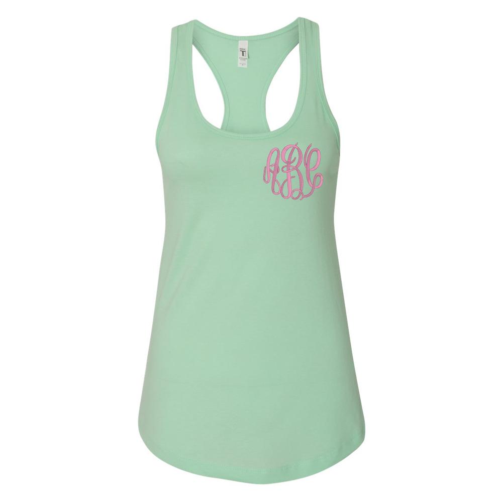 Monogrammed Racerback Tank - United Monograms