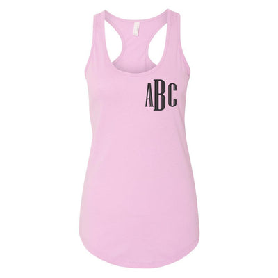 Monogrammed Racerback Tank - United Monograms