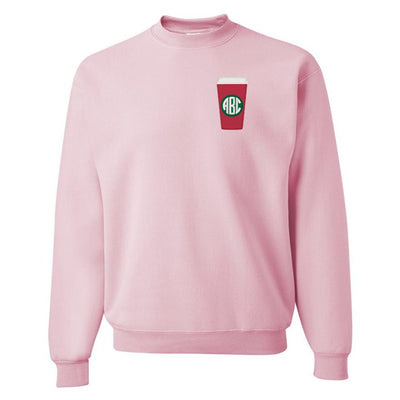 Monogrammed Red Cup Crewneck Sweatshirt - United Monograms