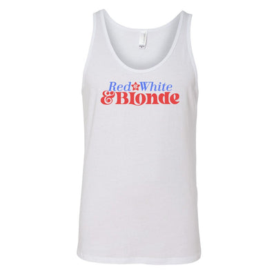 Monogrammed 'Red, White & Blonde' Premium Tank Top - United Monograms