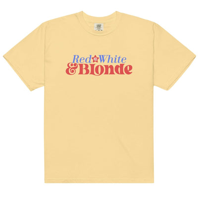 Monogrammed 'Red, White & Blonde' T-Shirt - United Monograms