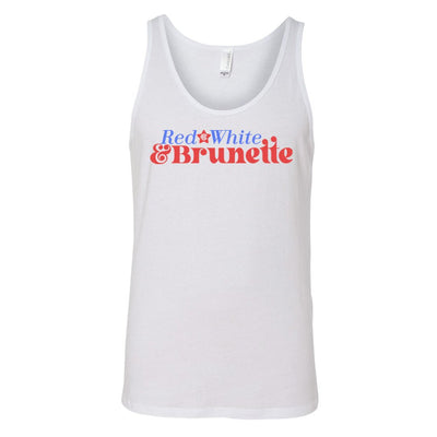 Monogrammed 'Red, White & Brunette' Premium Tank Top - United Monograms