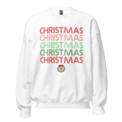 Monogrammed 'Retro Christmas' Crewneck Sweatshirt - United Monograms