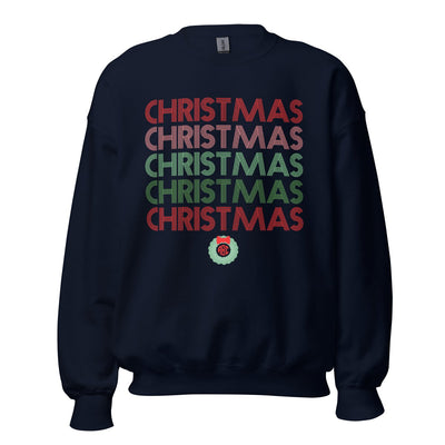 Monogrammed 'Retro Christmas' Crewneck Sweatshirt - United Monograms