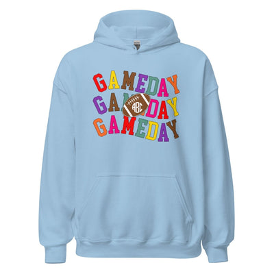 Monogrammed 'Retro Game Day' Hoodie - United Monograms