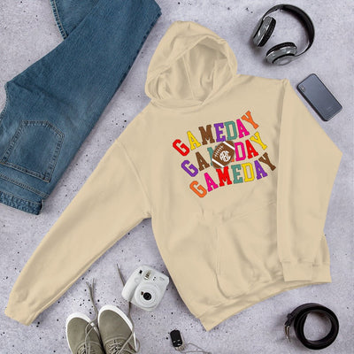 Monogrammed 'Retro Game Day' Hoodie - United Monograms