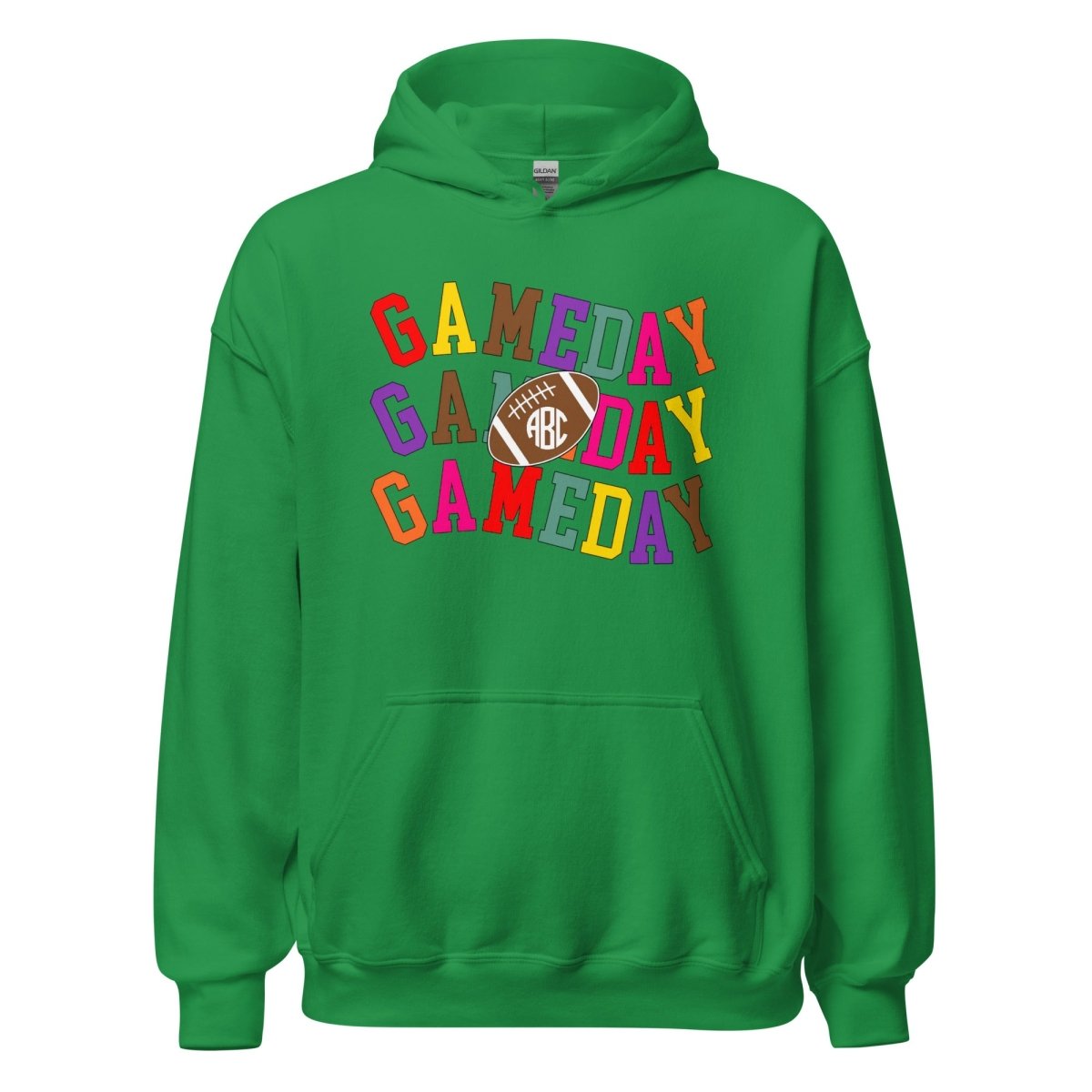 Monogrammed 'Retro Game Day' Hoodie - United Monograms