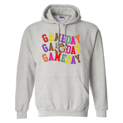 Monogrammed 'Retro Game Day' Hoodie - United Monograms