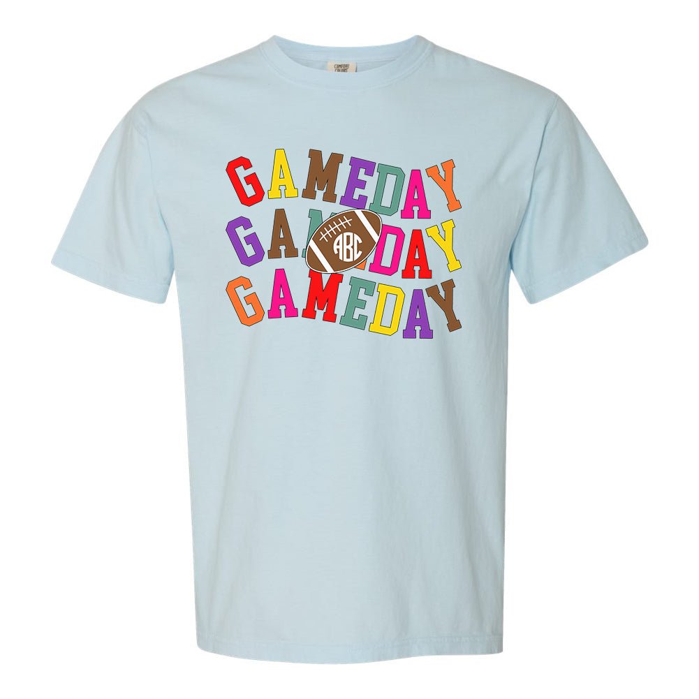Monogrammed 'Retro Game Day' T-Shirt - United Monograms