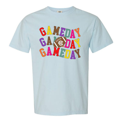 Monogrammed 'Retro Game Day' T-Shirt - United Monograms