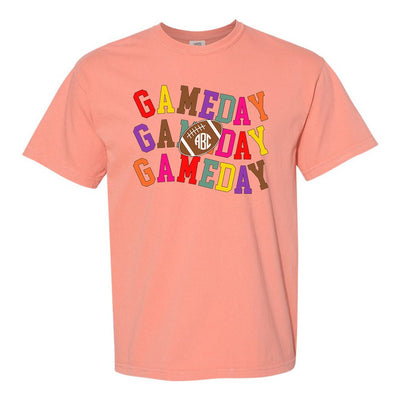 Monogrammed 'Retro Game Day' T-Shirt - United Monograms