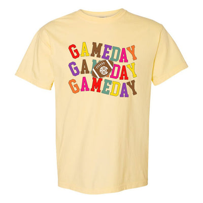 Monogrammed 'Retro Game Day' T-Shirt - United Monograms