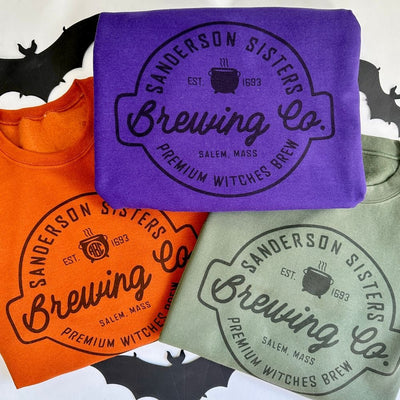 Monogrammed 'Sanderson Sisters Brewing Co.' Crewneck Sweatshirt - United Monograms
