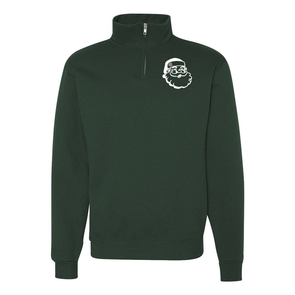 Quarter zip monogram sweatshirt outlet