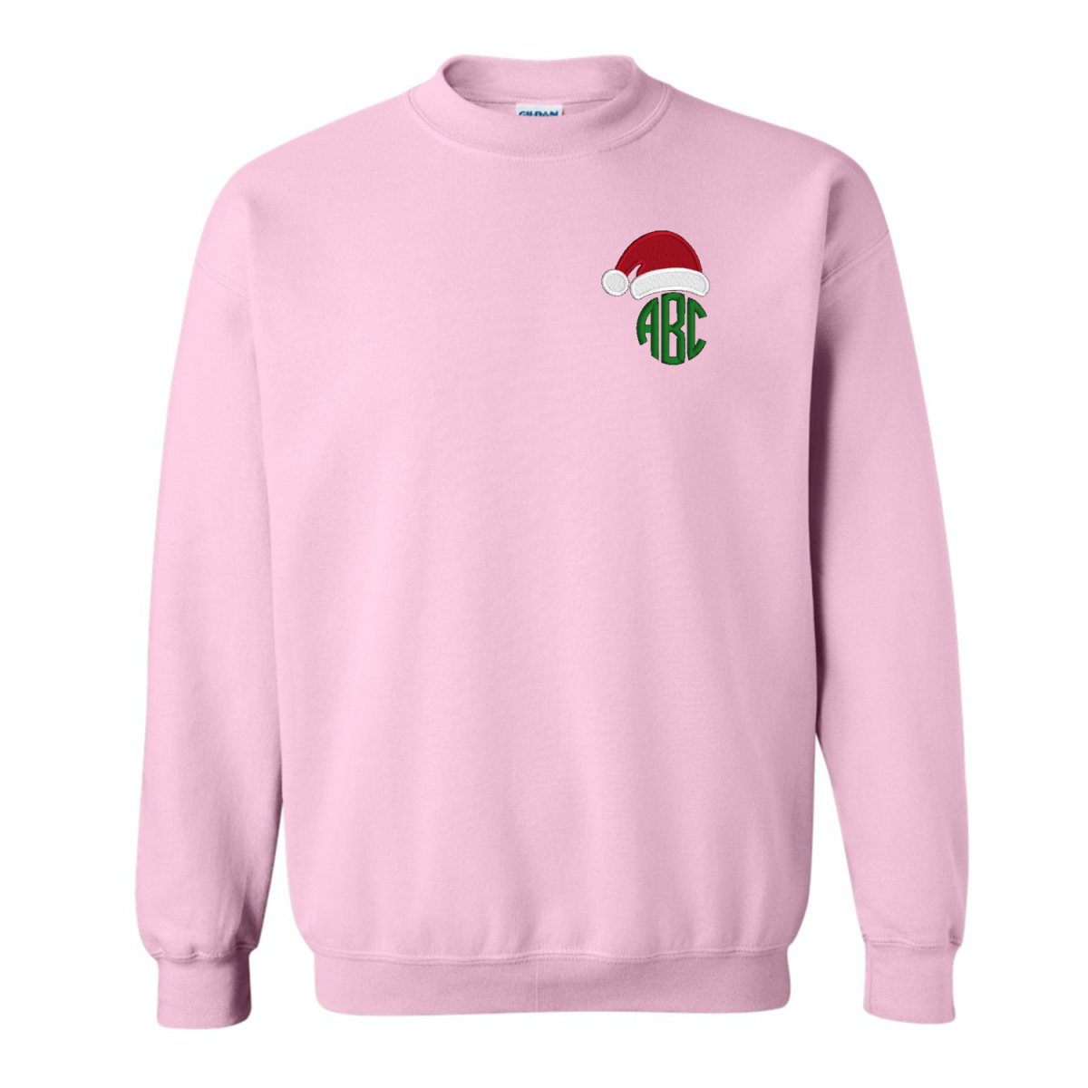 Monogrammed Santa Hat Crewneck Sweatshirt - United Monograms