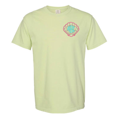 Monogrammed Seashell Comfort Colors T-Shirt - United Monograms
