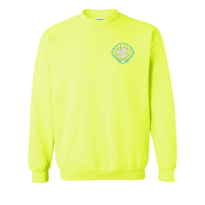 Monogrammed Seashell Crewneck Sweatshirt - United Monograms