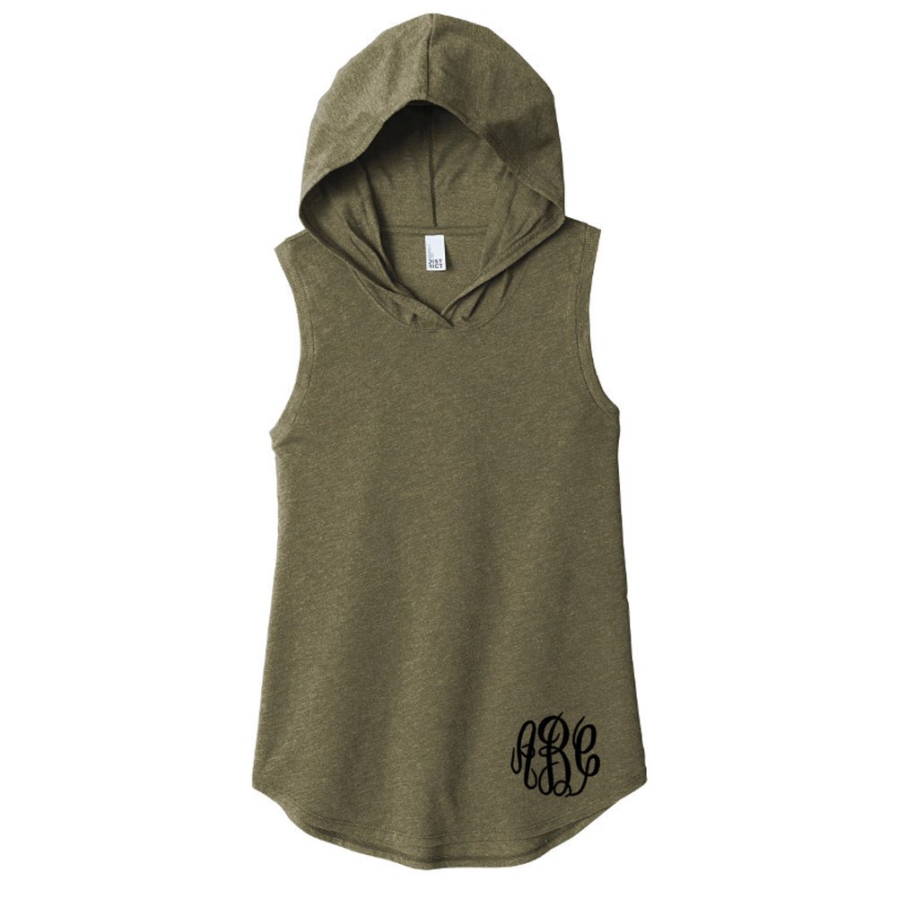 Monogrammed Sleeveless Hoodie - United Monograms
