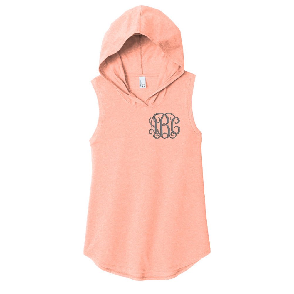 Monogrammed Sleeveless Hoodie - United Monograms