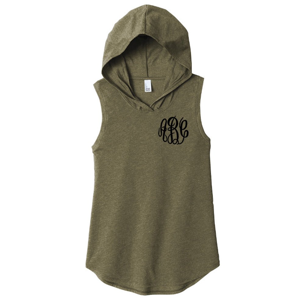 Monogrammed Sleeveless Hoodie - United Monograms