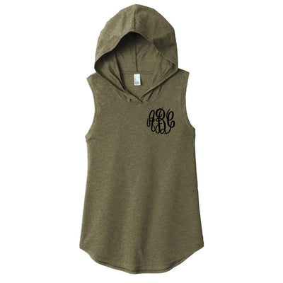 Monogrammed Sleeveless Hoodie - United Monograms