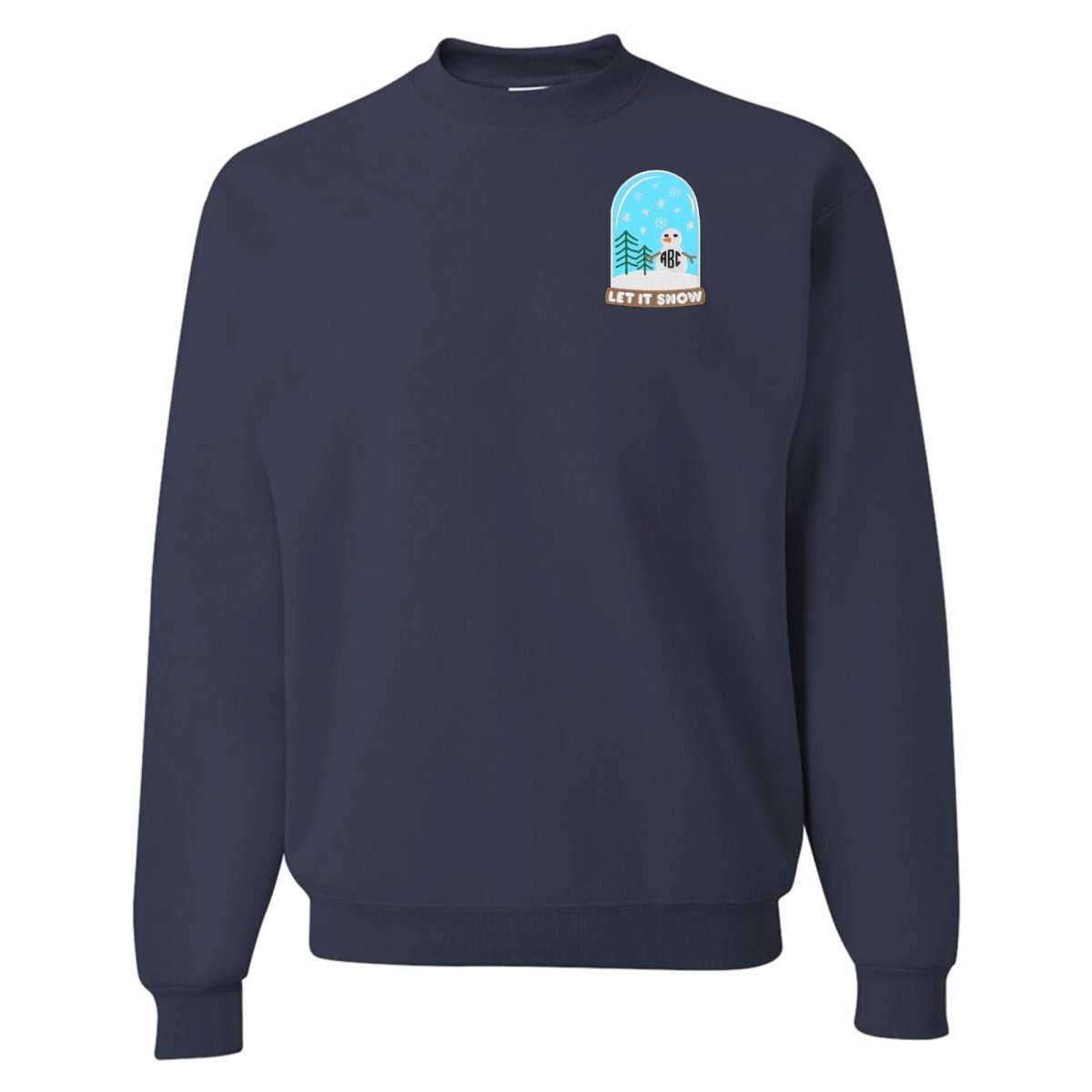 Monogrammed Snowglobe Crewneck Sweatshirt - United Monograms