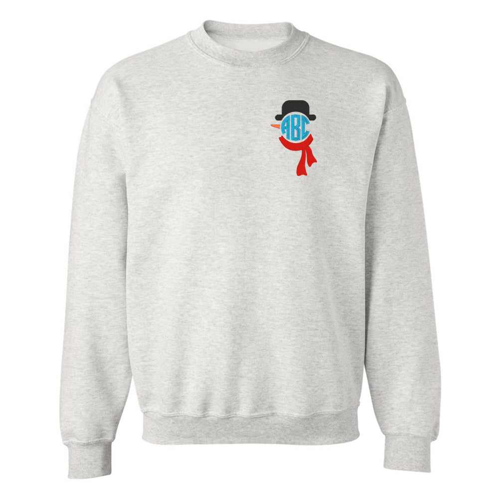 Monogrammed Snowman Crewneck Sweatshirt - United Monograms