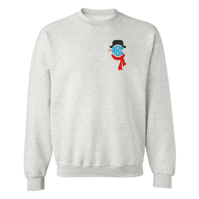 Monogrammed Snowman Crewneck Sweatshirt - United Monograms